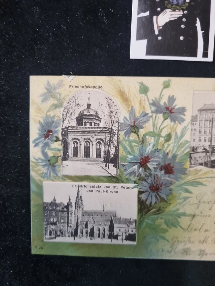 AK Liegnitz Schlesien 1901 Friedhofskapelle Nepomuk Brücke Friedrichsplatz... - Bild 2 von 4