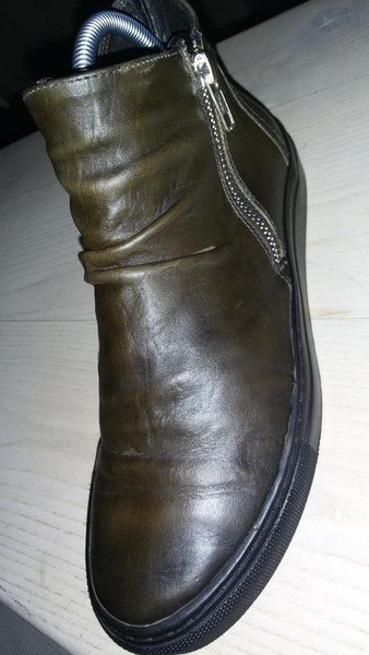 Women Billi Bi Boots Brown Leather 37 #5YYD