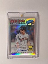 2026 Topps Heritage Chrome Rc Auto Roman Anthony Boston Red Sox Centered!🚨🔥⚾️