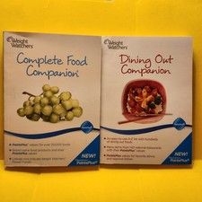Weight Watchers WW PointsPlus COMPLETE FOOD  DINING OUT Companion 2 Book Set
