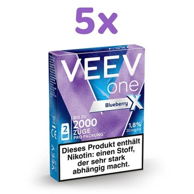 VEEV one Pod BLUEBERRY *X* 20mg/ml Nikotin 5x 2 Pods