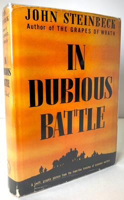 #ad In Dubious Battle John Steinbeck 1940 Sun Dial Press HCDJ in Mylar Very Good $67.00