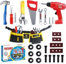 Kids Tool Set, 28 PCS Toddler Set with Drill