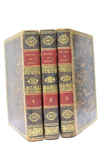 LIVRE ANCIEN DAUNOU OEUVRES COMPLETES BOILEAU DESPREAUX 3 VOLUMES PARIS 1828 - Picture 2 of 6