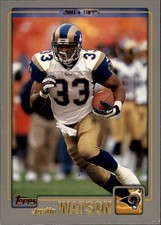 2001 Topps #187 Justin Watson - FB