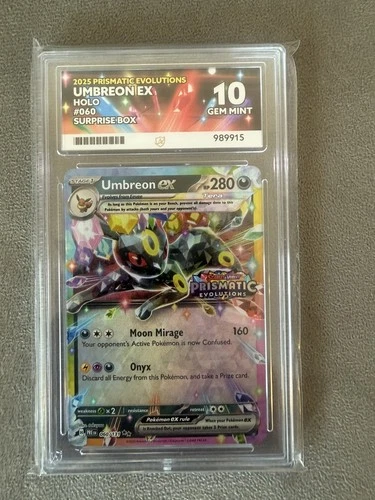 Pokémon TCG Umbreon EX 060/131 Prismatic Evolutions Stamped Promo Ace 10