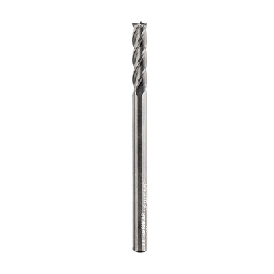 1/8 Inch End Mill, 1/8CD, 1/8SH, 1/2CL, 4 Flute, Solid Carbide, USA Made CNC Cut
