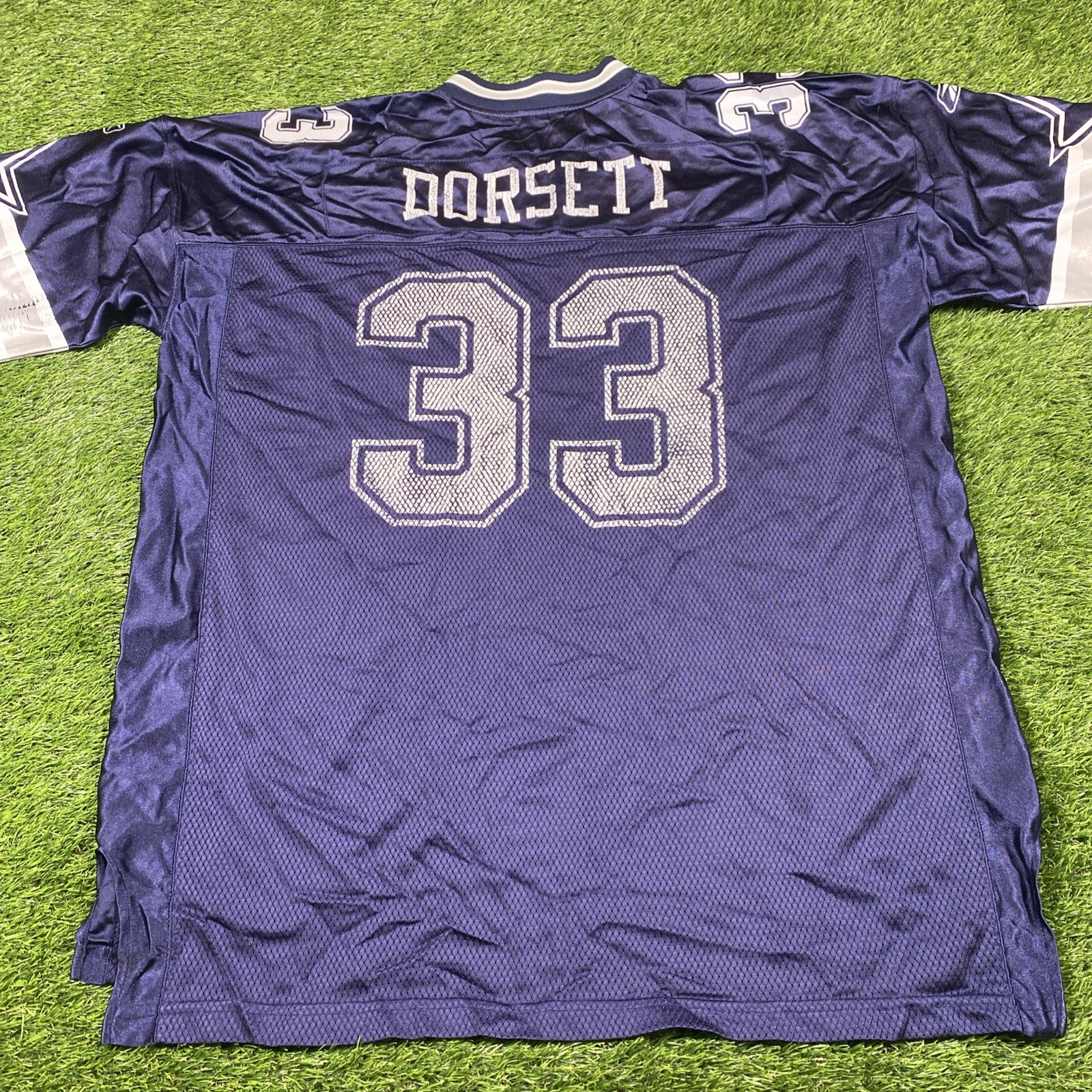 VTG Tony Dorsett Dallas Cowboys Reebok Jersey Mens 2xl Blue #33 thumbnail 11