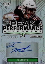 2020 SAGE HIT #PKA-TM Tra Minter Peak Performance Autographs Silver