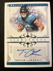 TREVOR LAWRENCE 2025 NATIONAL TREASURES SIGNATURES JAGUARS AUTO 15/99
