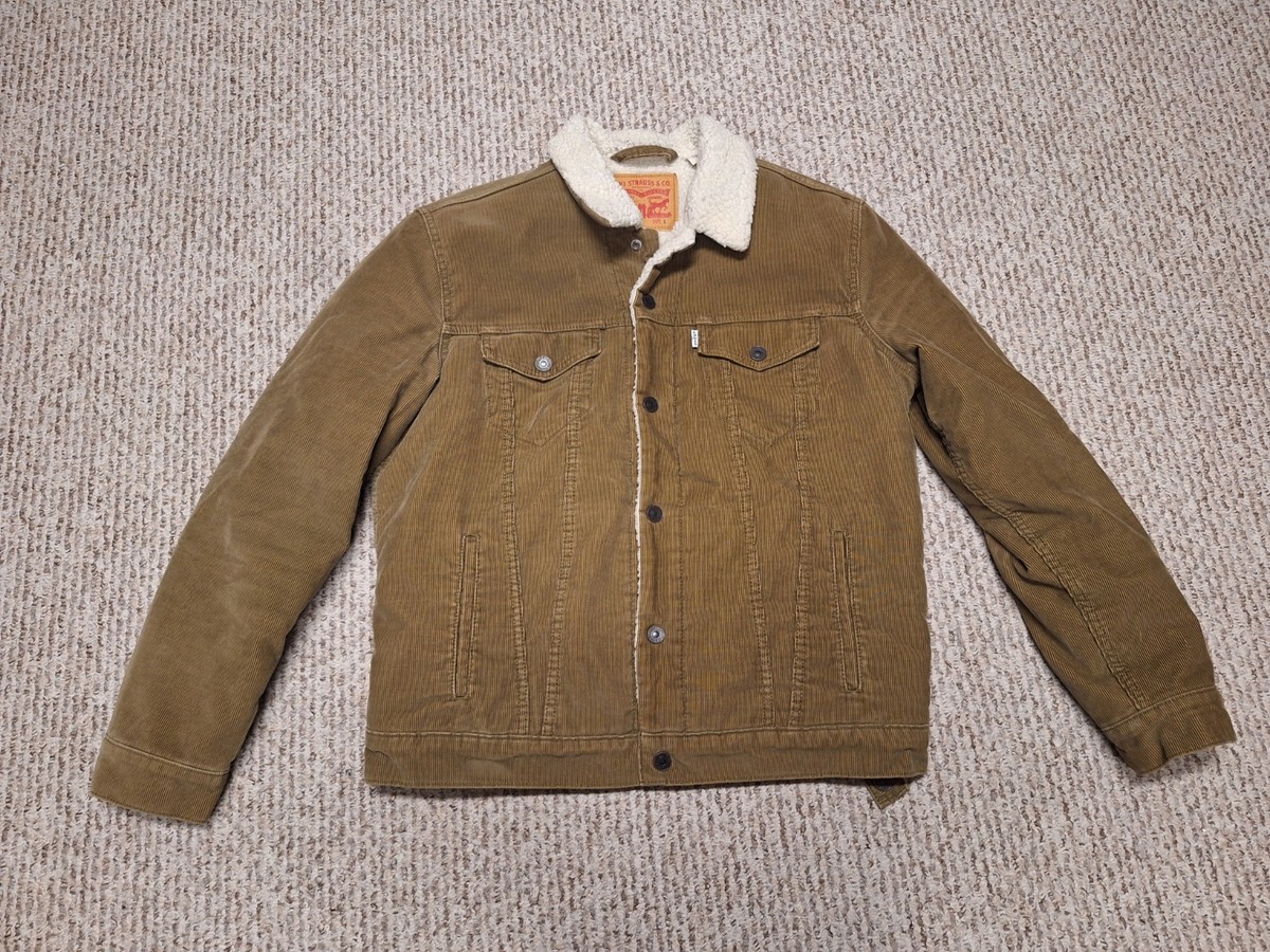 Fleece Levis Sherpa Cord Trucker Jacket Levis Corduroy Sherpa