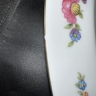MORIYAMA VTG OCCUPIED JAPAN LARGE PLATTERS 16.5"  And 11” DRESDEN FLOWERS — photo 4