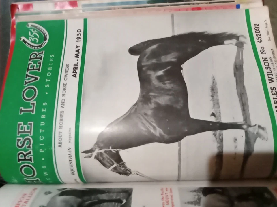 Complete Set 1950 Horse Lover’s Magazine Lot of 6  Western Equestrian - Image 3 of 4