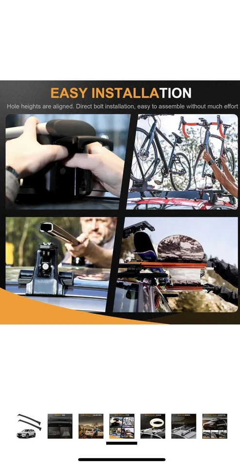 Barra transversal de techo para Mazda CX-3 CX3 2016-2021 Foto 4 de 4