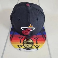 New Era Miami Heat Snapback Cap Size 60.6cm