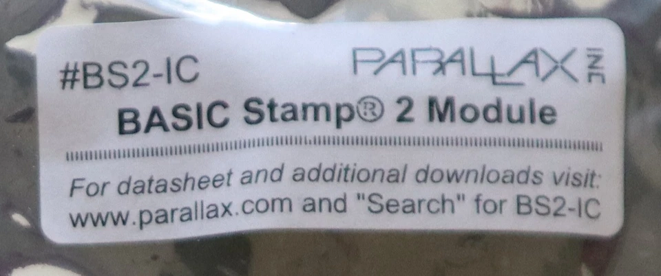 Parallax Basic Stamp  BS2-IC  Microcontroller Module NEW SEALED - Image 2 of 3