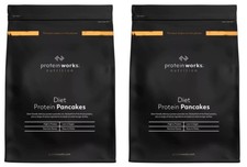 2 x 500g Protein Works Vegan Diet Protein Pancakes *BBE 11/2024* Bargain!
