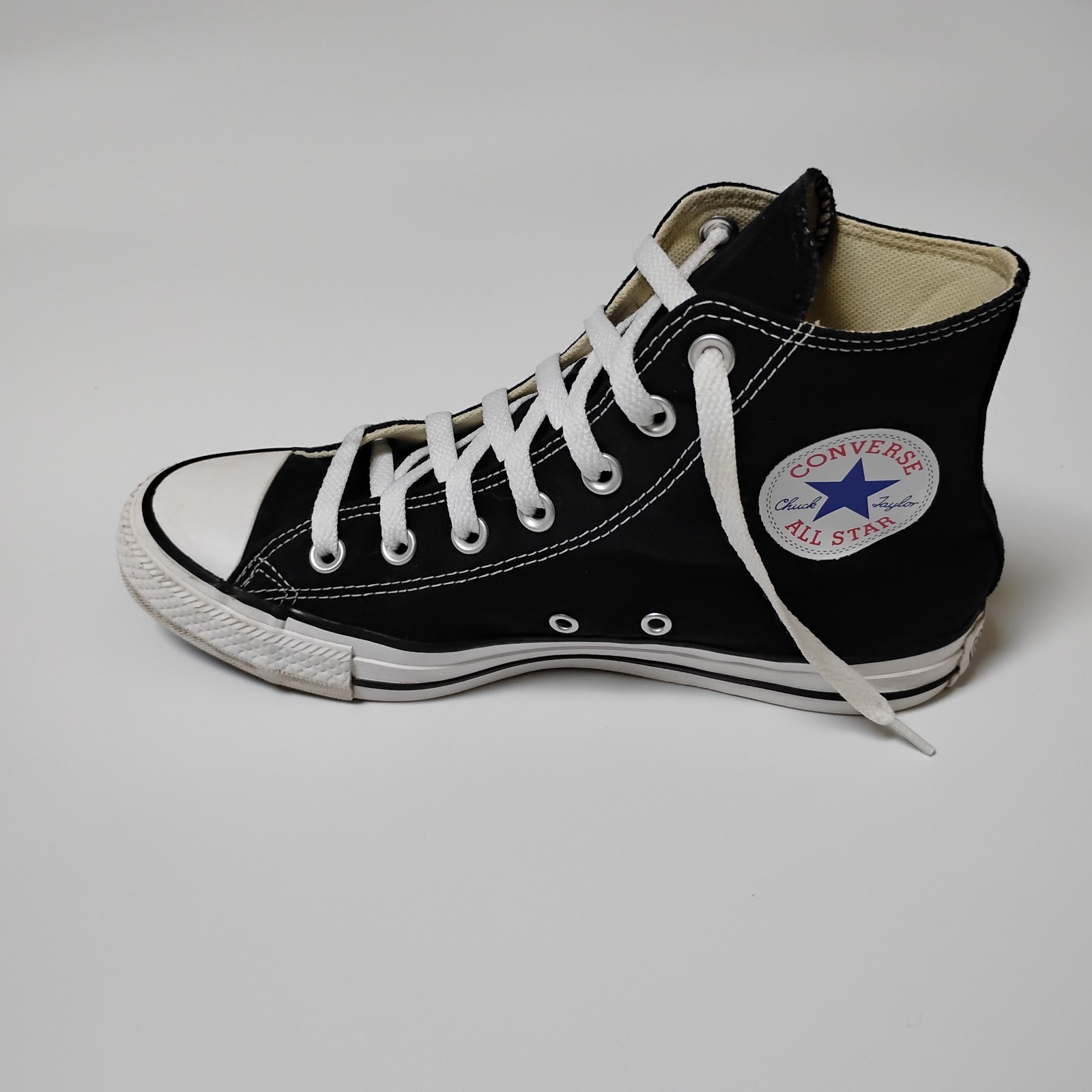 Converse Chuck Taylor All Star High Top Sneakers Womens Shoes Size 8 Black M9160 thumbnail 6