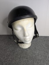 Casco de motocicleta negro vintage aprobado por el DOT con calavera para mujer