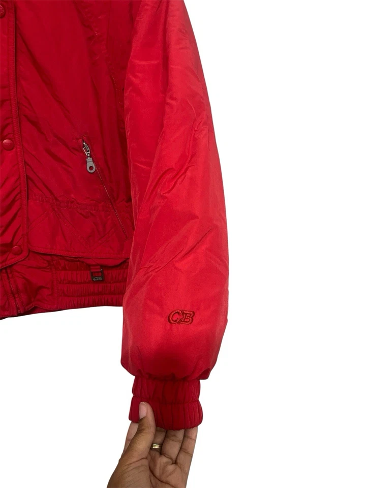 Chaqueta de esquí deportiva vintage roja cb talla 12 Foto 2 de 4