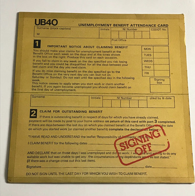 UB40 - Signing Off LP + 12'' Vinyl Records - GRADLP 2 EX/VG+