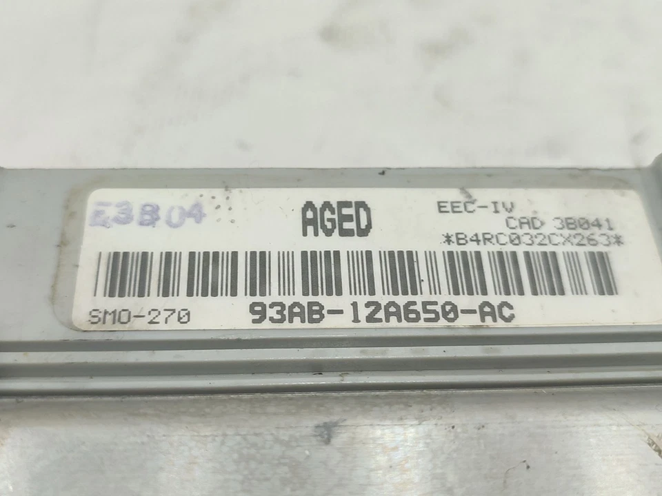 93AB12A650AC CENTRALINA MOTORE / 2262394 PER FORD ESCORT IV GAF, AWF, ABFT 1.6 - Immagine 4 di 4