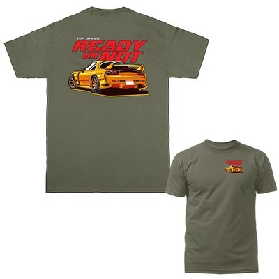 Top Speed Ready or Not Imported Tuned Custom JDM Sports Car T-shirt