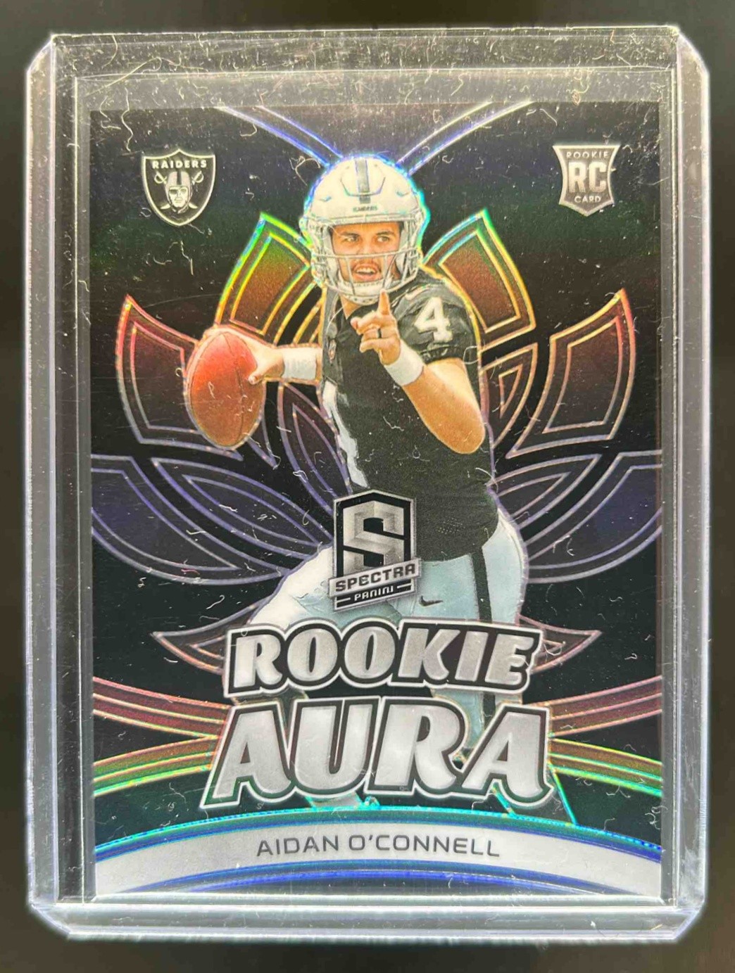 Aidan O'Connell Panini Spectra Rookie Aura #RAAO Base
