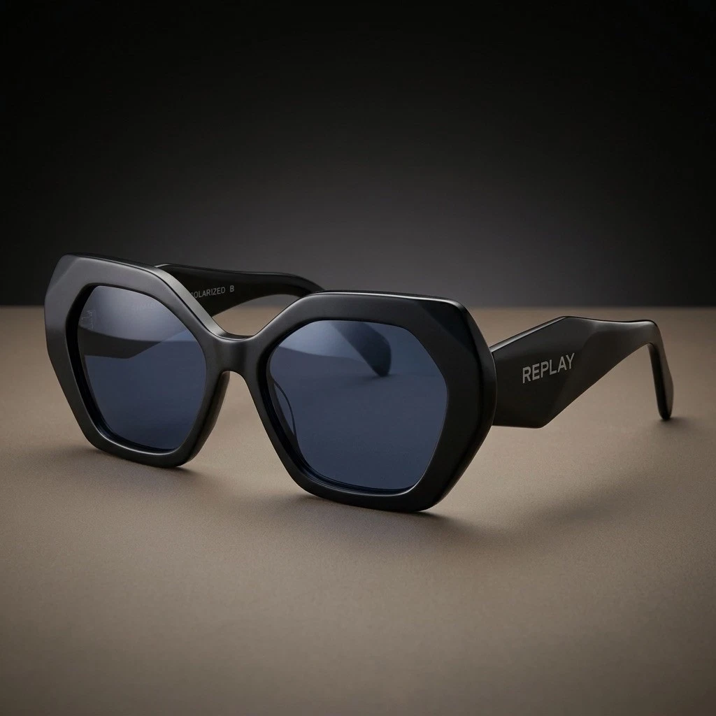 Replay Black Acetate Women\'s Sunglasses Replay Sunglasses for Women for sale | eBay main image 4