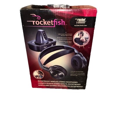 Rocketfish RF-RBWHP01 Rocketboost Wireless Stereo Headphones