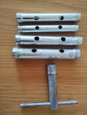 Vintage Tubular Double Ended Box Spanners