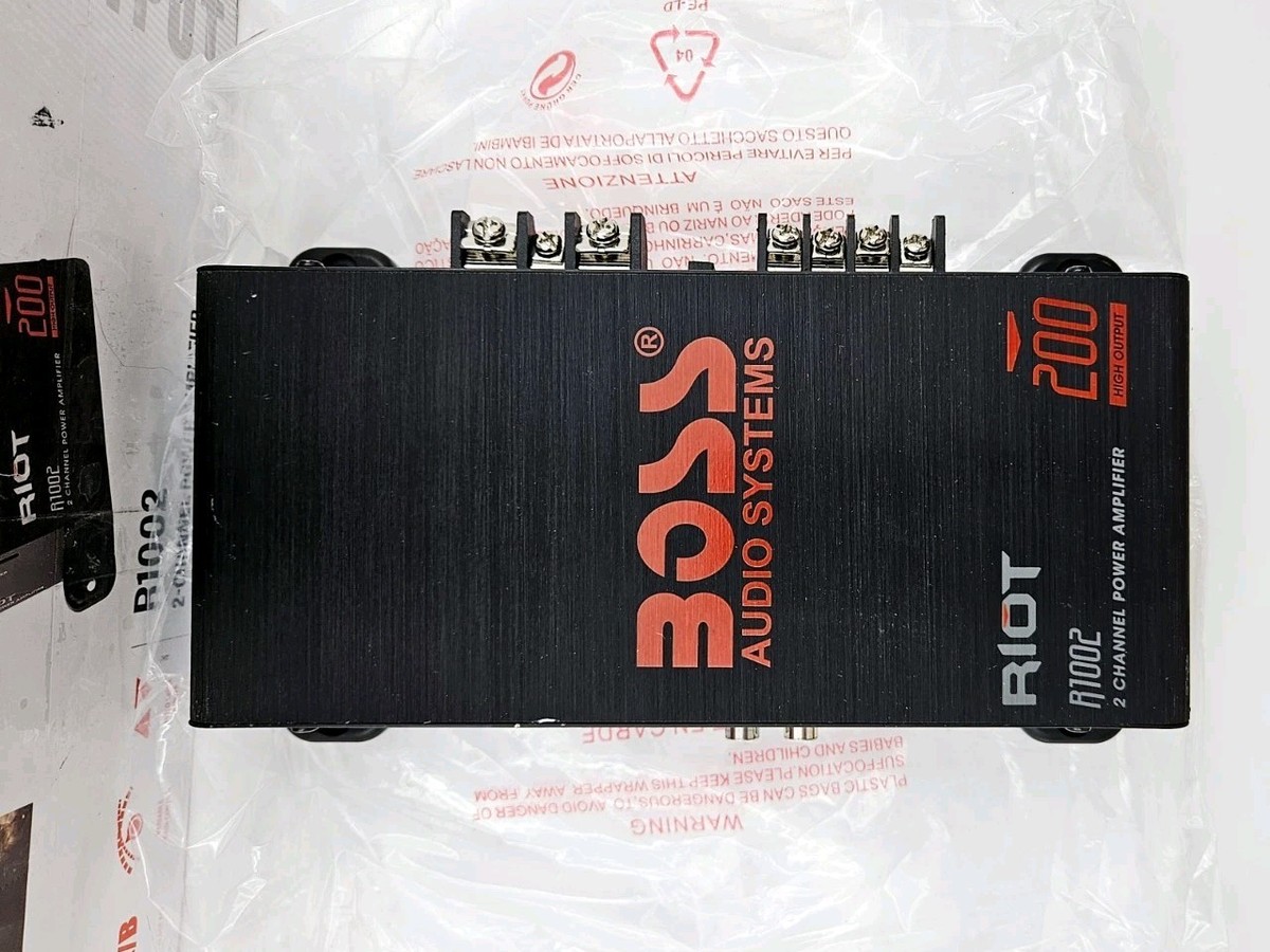 Boss Audio Systems R1002 2-Channel Car Amp RIOT 791489115322| eBay