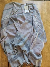 Pinklicious Poncho Shaw Cardigan blanket sweater Multicolor. NWT. 