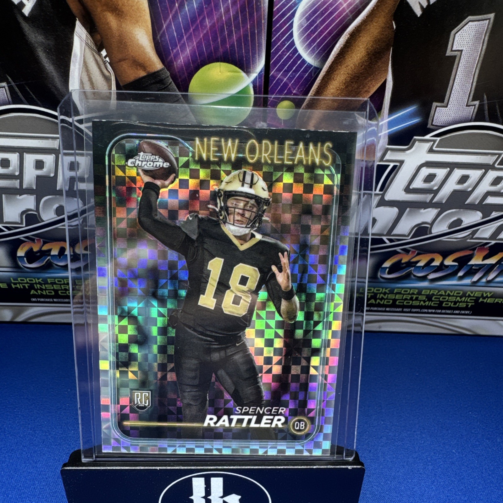 2024 Topps Chrome - Rookies Spencer Rattler #213 X-Fractor (RC)