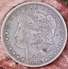 1885 P Morgan Silver Dollar $1 -Philadelphia Mint (no mint mark) -Circulated 90%
