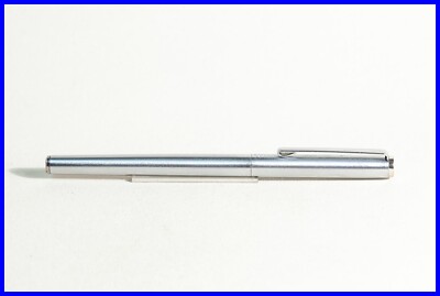 MONTBLANC Quick Pen Rollerball um 1983 EdelStahl Heavy Metal - Mine Blau