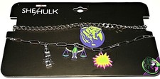 Marvel Studios She-Hulk Charm Chain Necklace Set of 2 New MIP 2022