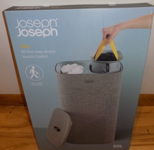 Image of JOSEPH JOSEPH TOTA 60 LITRE LAUNDRY BASKET GREY (50001) NEW
