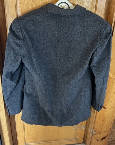 Gray Cashmere Calvin Klein Vintage blazer Sz 10 - Picture 4 of 5