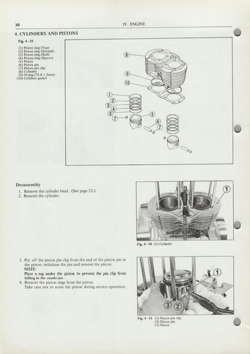 PDF Honda CB500T DOHC Twin (75-78) Digital Service Reparaturanleitung CB 500 T PDF - Bild 14 von 24