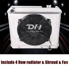 4 Row Aluminum Radiatorfan Fit 1963-1966 Chevy C10 C 10 Truck Pickup 1964 1965 4 Row Aluminum Radiatorfan Fit 1963-1966 Chevy C10 C 10 Truck Pickup 1964 1965