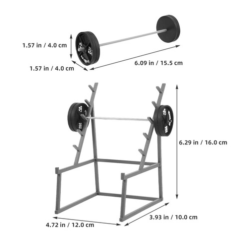 Mini Barbell Model Kids' Dumbbells Dollhouse Decoration - 第 4/12 張圖片