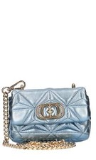 SHINY MINI SHOULDER BAG LAMINATED Borse a spalla o tracolla LA CARRIE Donna Azzu