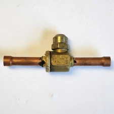 JB Industries V34201 Refrigeration Ball Valve 1/2" ODS 500 PSI, 57R7 1A553