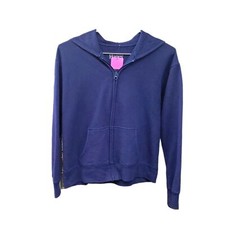 Hanes Women's Hoodie Sweatshirt Size Small Full Zip Navy Blue Long Sleeve