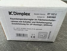 DIMPLEX Raumtemperaturregler RT 102 U Alpinwei&szlig; 340360 in OVP