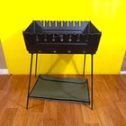 Collapsible Barbecue Grill/Fire Pit with Cover A Gift, Charcoal Portable BBQ