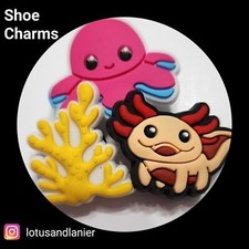 Shoe Charms "Axolotl" Set of 3