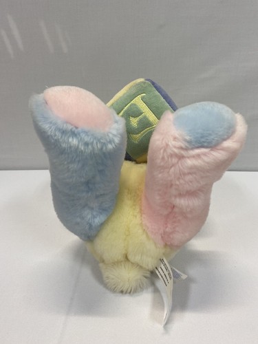Plush Musical Bear Aurora Baby Vintage Pastel ABC Blocks Stuffed Animal 10" - Picture 6 of 11