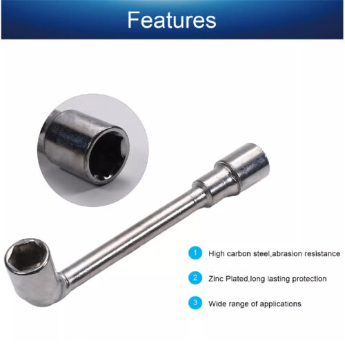 8-22mm Metric 6 Angled Head Socket Wrench L Shaped Double Ended Hex Spanner - Picture 7 of 68